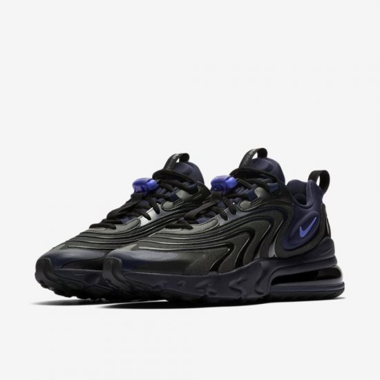 Nike Air Max 270 React ENG | Black / Obsidian / Sapphire - Click Image to Close