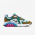 Nike Air Max 200 | Mystic Green / Gold Suede / Light Current Blue / White