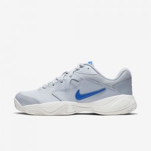 NikeCourt Lite 2 | Pure Platinum / Metallic Platinum / Pink Blast / Racer Blue