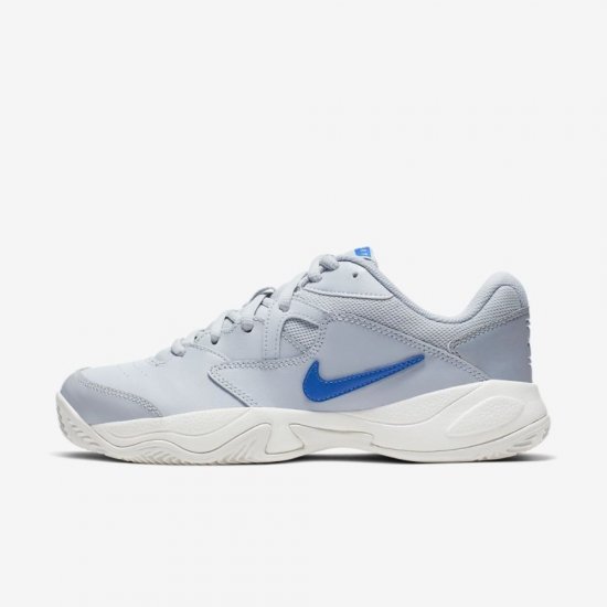 NikeCourt Lite 2 | Pure Platinum / Metallic Platinum / Pink Blast / Racer Blue - Click Image to Close