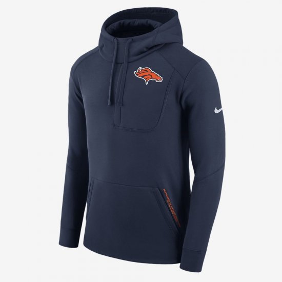 Nike Fly Fleece (NFL Broncos) | College Navy / White - Click Image to Close