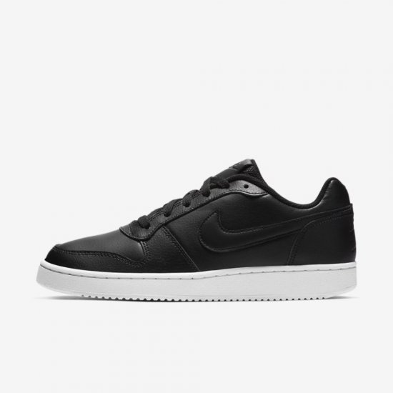 Nike Ebernon Low | Black / White / Black - Click Image to Close