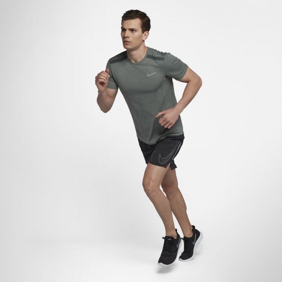 Nike Dri-FIT Miler Cool | Clay Green / Heather / Clay Green - Click Image to Close