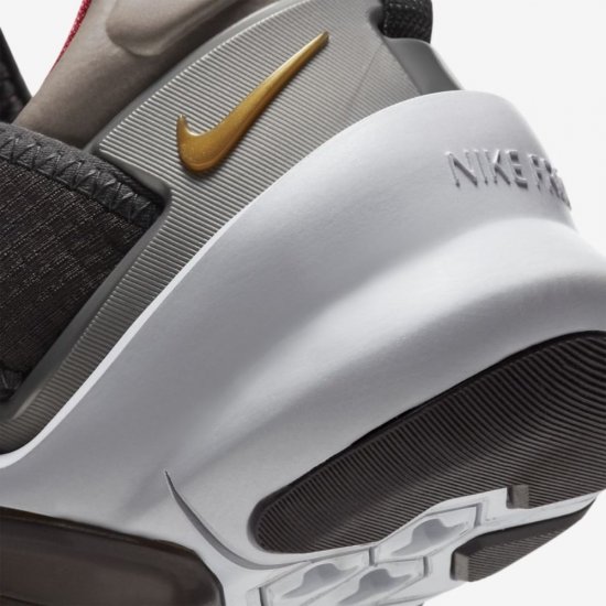 Nike Free Metcon 2 AMP | Thunder Grey / Grey Fog / Noble Red / Metallic Gold - Click Image to Close