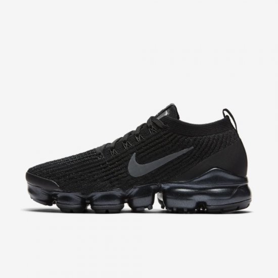 Nike Air VaporMax Flyknit 3 | Black / White / Metallic Silver / Anthracite - Click Image to Close