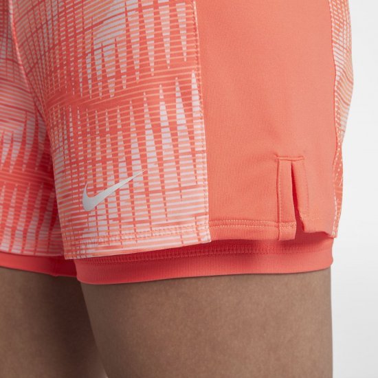 NikeCourt Flex Pure | Light Wild Mango / White - Click Image to Close