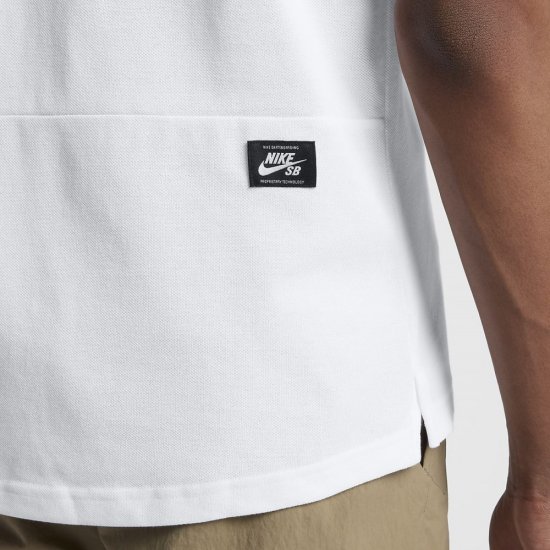 Nike SB Dri-FIT Pique | White / Hyper Royal - Click Image to Close