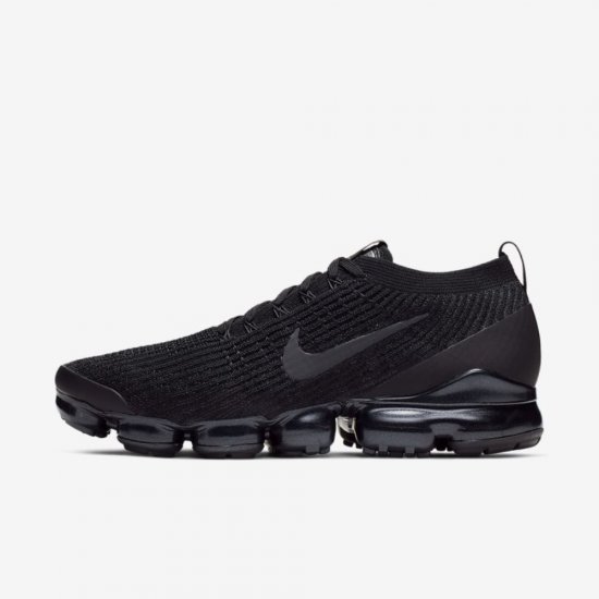 Nike Air VaporMax Flyknit 3 | Black / White / Metallic Silver / Anthracite - Click Image to Close