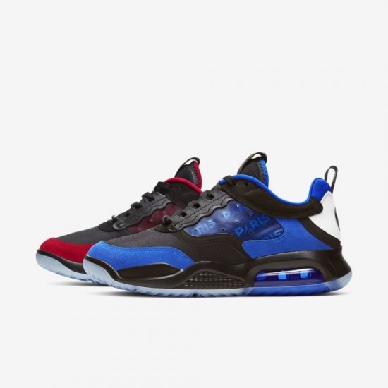 Jordan Air Max 200 Paris Saint-Germain | Black / University Red / Hyper Cobalt / Black - Click Image to Close