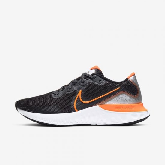 Nike Renew Run | Black / Particle Grey / Mystic Dates / Total Orange - Click Image to Close