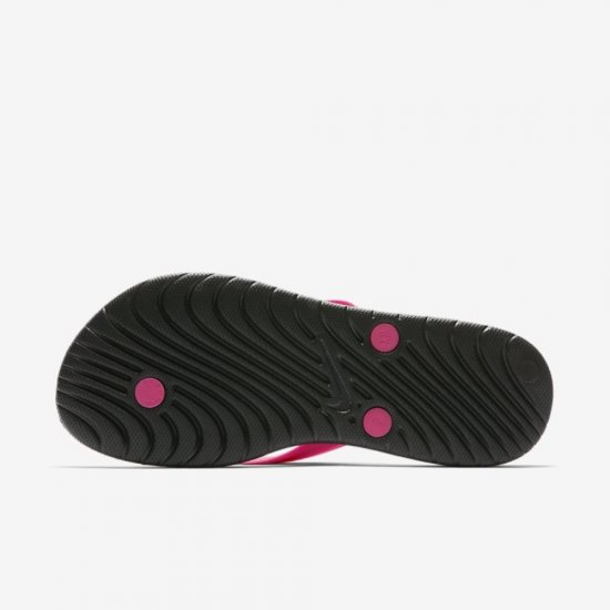 Nike Solay | Black / Vivid Pink / White - Click Image to Close