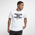 Nike Dri-FIT 'Make This Shot Look Easy' | White / Dark Obsidian