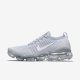 Nike Air VaporMax Flyknit 3 | White / Pure Platinum / Metallic Silver / White Nike Air VaporMax Flyknit 3 | White / Pure Platinum / Metallic Silver / White