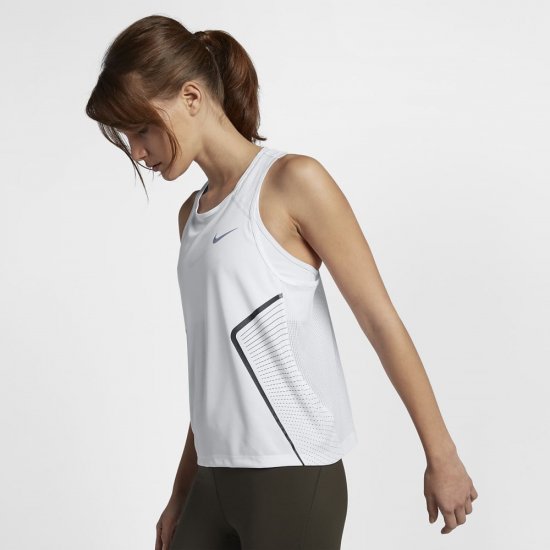 Nike Dri-FIT Miler | White / Black - Click Image to Close