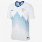 2018 Slovenia Stadium Home | White / Blue Nebula / Blue Nebula