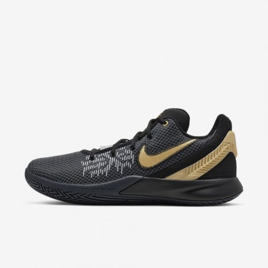 Kyrie Flytrap II | Black / Anthracite / Metallic Gold - Click Image to Close