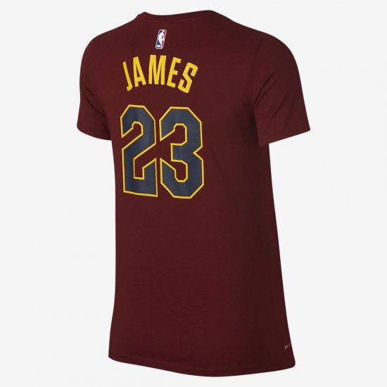 LeBron James Cleveland Cavaliers Nike Dry | Team Red - Click Image to Close
