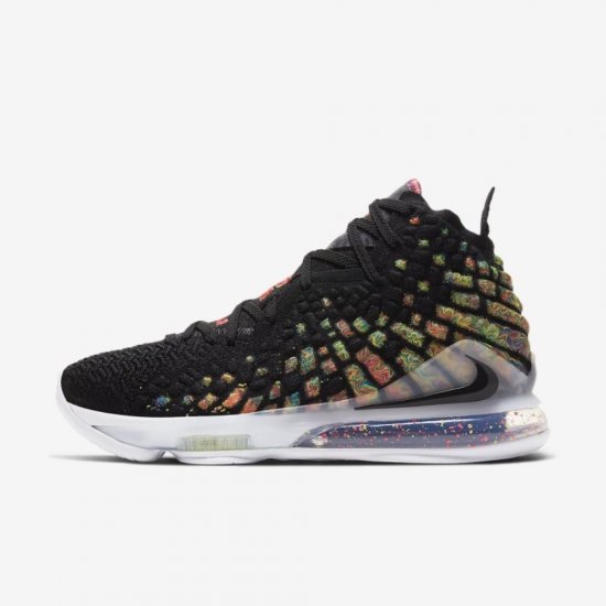 LeBron 17 | Black / Multi-Colour / Black - Click Image to Close