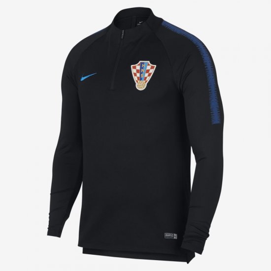 Croatia Dri-FIT Squad Drill | Black / Gym Blue / Photo Blue - Click Image to Close