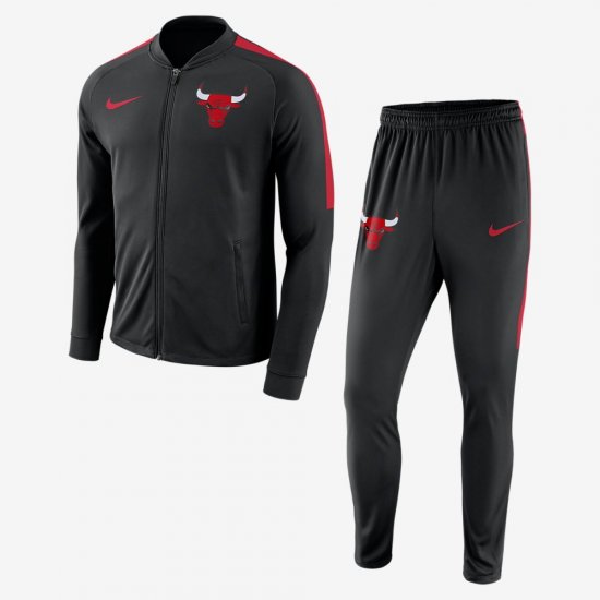 Chicago Bulls Nike Dry | Black / University Red / White / University Red - Click Image to Close