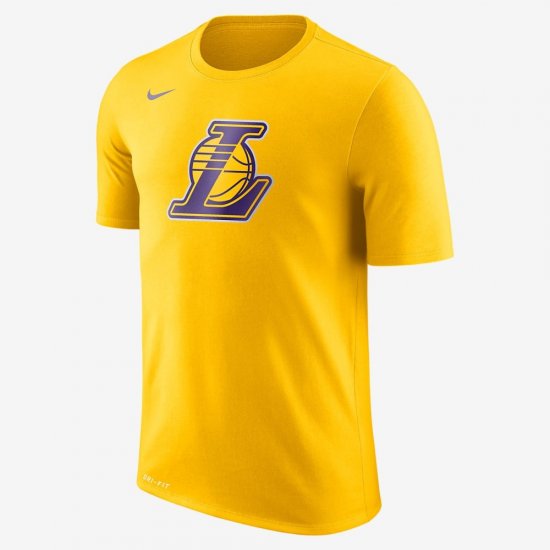 Los Angeles Lakers Nike Dry Logo | Amarillo - Click Image to Close
