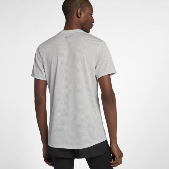 Nike Dri-FIT Miler Cool | White / Heather / Vast Grey - Click Image to Close