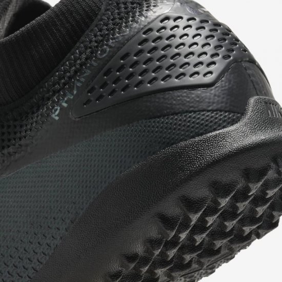 Nike React Phantom Vision 2 Pro Dynamic Fit TF | Black / Black - Click Image to Close