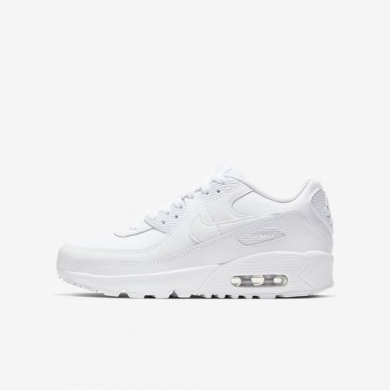 Nike Air Max 90 LTR | White / Metallic Silver / White / White - Click Image to Close