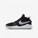 Nike Team Hustle D 9 | Black / Wolf Grey / White / Metallic Silver