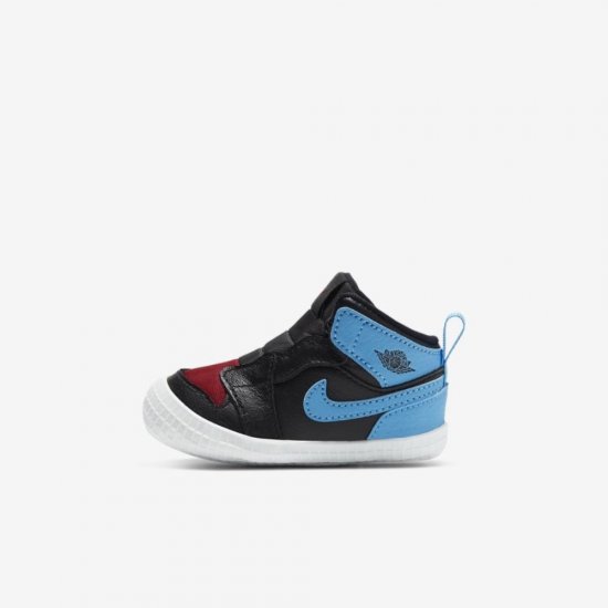 Jordan 1 | Black / Gym Red / White / Dark Powder Blue - Click Image to Close