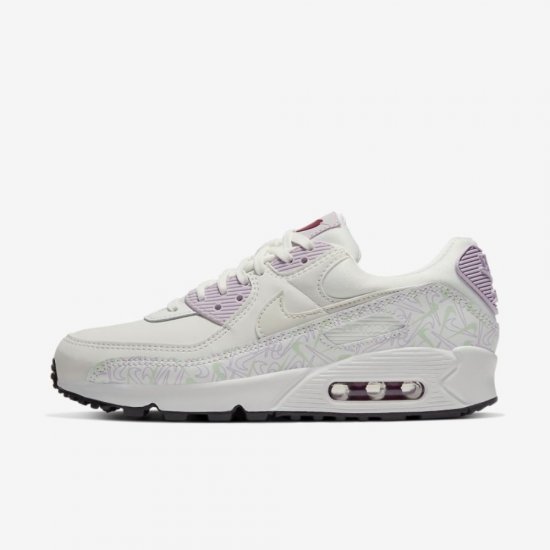 Nike Air Max 90 | Summit White / Pistachio Frost / Iced Lilac / Summit White - Click Image to Close